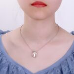 Carry Faith Close to Heart – Engraved Heart & Cross Necklace – For Those Who Believe - Image 4