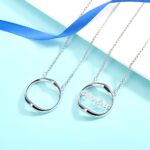 Carry Love's Whisper – Shadow Heart Name Necklace in Sterling Silver – For Cherished Connections - Image 3