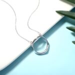 Carry Love's Whisper – Shadow Heart Name Necklace in Sterling Silver – For Cherished Connections - Image 5