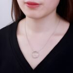 Carry Love's Whisper – Shadow Heart Name Necklace in Sterling Silver – For Cherished Connections - Image 6