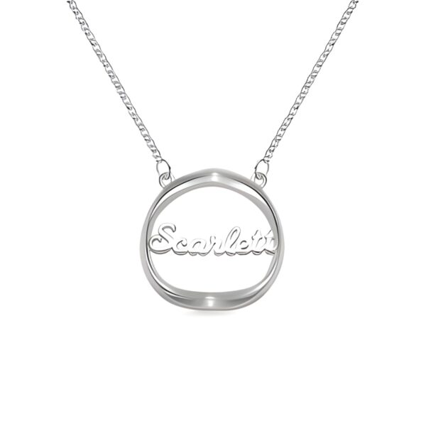 Personalized shadow heart necklace for cherished connections
