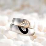 Forever United – Engraved Heart Couple Rings – A Promise for Soulmates - Image 2