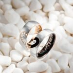 Forever United – Engraved Heart Couple Rings – A Promise for Soulmates - Image 3