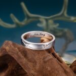 Embrace Everlasting Love – Antler Couple Ring – A Symbol for Soulmates United - Image 3