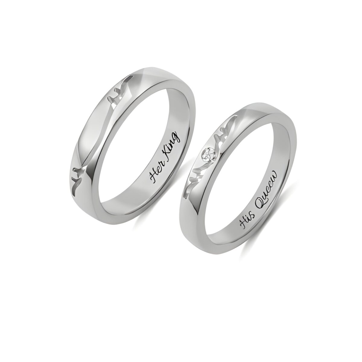 LOVE90_featured Antler couple ring for soulmates united