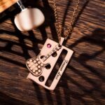Harmony of Hearts – Musical Instrument Necklace Duo – For the Music Lovers You Cherish - Image 3