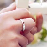 Embrace Your Love Story – Heart Birthstone Couple Rings – For Soulmates Sharing Forever - Image 5