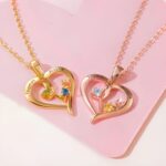 Embrace Eternal Love – Heart-Shaped Name Necklace with Birthstones – A Cherished Token for Two Souls - Image 4