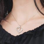 Embrace Eternal Love – Heart-Shaped Name Necklace with Birthstones – A Cherished Token for Two Souls - Image 6