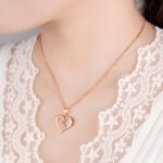 Embrace Eternal Love – Heart-Shaped Name Necklace with Birthstones – A Cherished Token for Two Souls - Image 7
