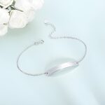 Whisper Your Heart’s Secret – Sterling Silver Morse Code Bar Bracelet – A Timeless Token for Someone Special - Image 2