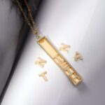 Carry Their Story Close – Initial Necklace with Custom Engraving – A Thoughtful Treasure for Loved Ones - Image 3