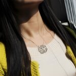 Embrace Your Story – Sterling Silver Monogram Cube Necklace – A Timeless Treasure for Her - Image 4
