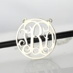 Embrace Your Story – Sterling Silver Monogram Necklace – A Timeless Treasure for Loved Ones - Image 2