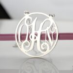 Embrace Your Story – Sterling Silver Monogram Necklace – A Timeless Treasure for Loved Ones - Image 3