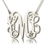Personalized monogram necklace for meaningful gifts