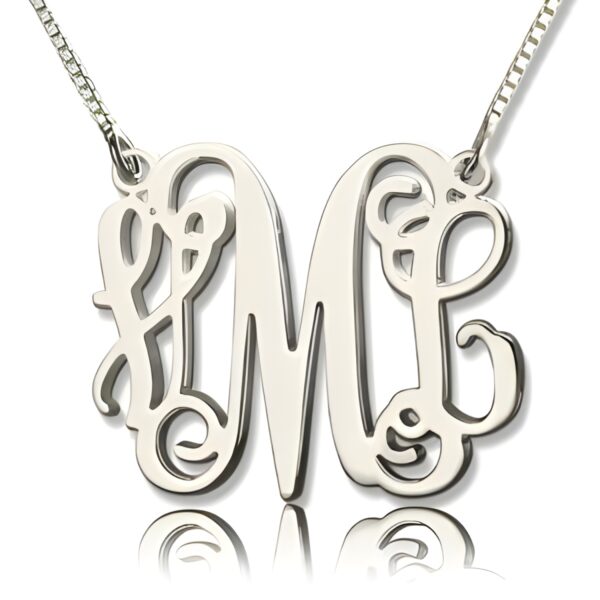 Personalized monogram necklace for meaningful gifts