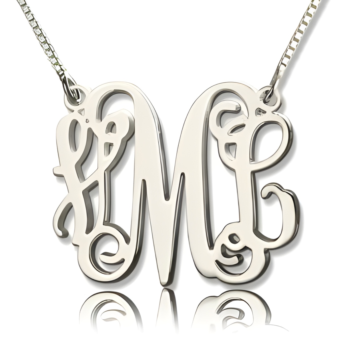 Personalized monogram necklace for meaningful gifts