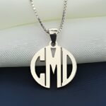 Carry Your Initial with Grace – Delicate XS Block Monogram Necklace – A Subtle Statement for Her - Image 3