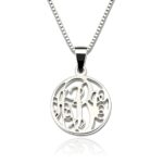 Personalized monogram necklace for cherished moments