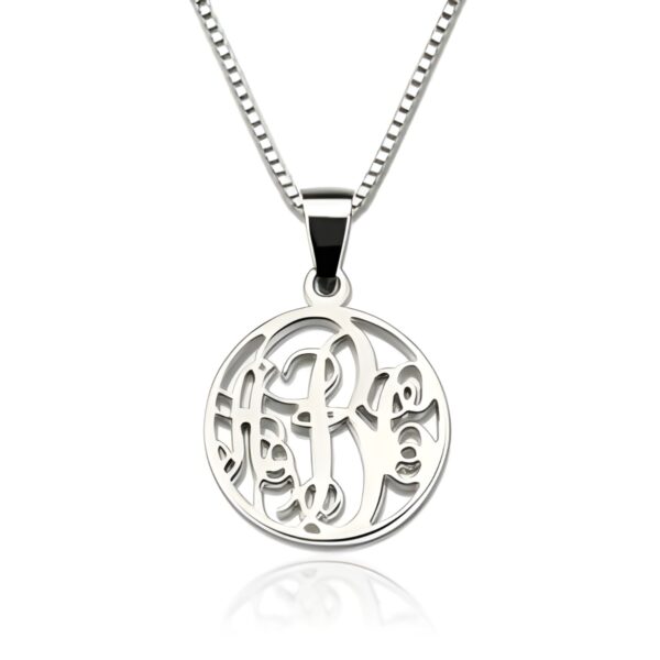 Personalized monogram necklace for cherished moments