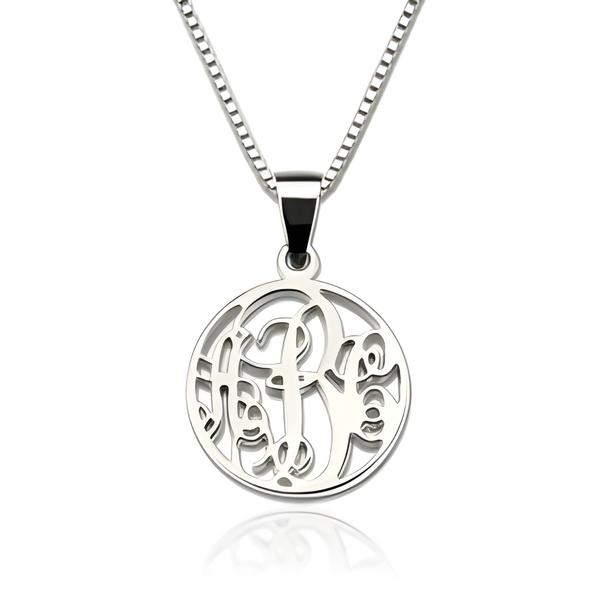 Personalized monogram necklace for cherished moments