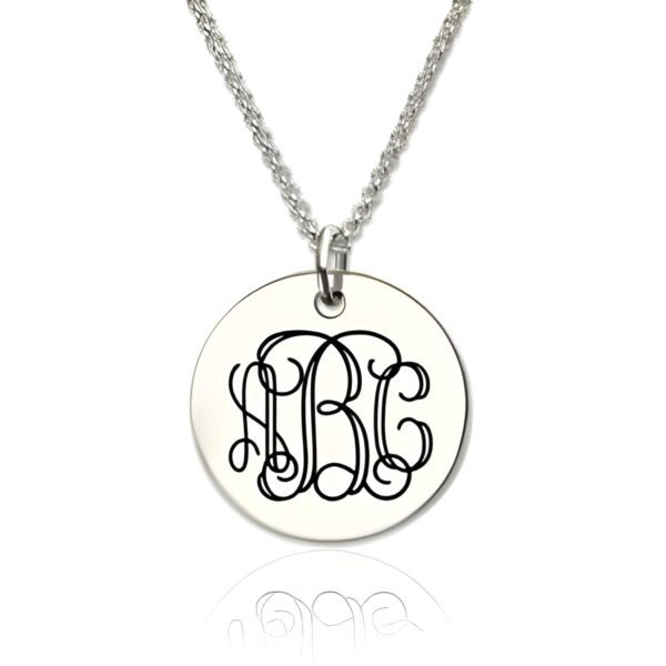 Personalized monogram necklace gift for cherished connections