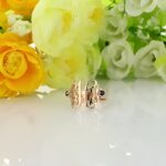 Embrace Your Story – Monogram Birthstone Ring in Rose Gold – A Timeless Treasure for Her - Image 2