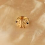 Embrace Your Story – Monogram Birthstone Ring in Rose Gold – A Timeless Treasure for Her - Image 3
