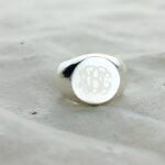 Carry Your Story – Radiant Sterling Silver Monogram Signet Ring – A Timeless Treasure for Loved Ones - Image 5