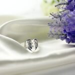 Carry Loved Ones Close – Handcrafted Sterling Silver Heart Ring with Three Monogram Initials – A Timeless Treasure for Her - Image 4