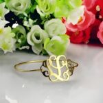 Embrace Your Story – Monogram Initial Bracelet in 18K Gold Plating – A Timeless Treasure for Loved Ones - Image 3