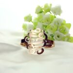 Wear Your Story – Handwritten Monogram Cuff Bracelet in Rose Gold – A Cherished Treasure for Her - Image 3