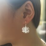 Adorn Your Story – Sterling Silver Monogram Earrings – A Timeless Treasure for Her - Image 3