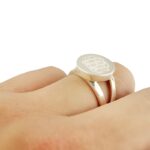 Embrace Your Identity – Sterling Silver Monogram Signet Ring – A Timeless Treasure for You or Someone Special - Image 3