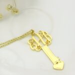 Unlock Your Story – Elegant Key Initial Necklace – A Timeless Treasure for Her - Image 3