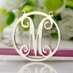 Carry Your Initial Close to Heart – Sterling Silver Monogram Necklace – A Timeless Treasure for You or a Loved One - Image 2