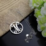 Carry Your Initial Close to Heart – Sterling Silver Monogram Necklace – A Timeless Treasure for You or a Loved One - Image 3