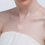 Embrace Your Story – Elegant Monogram Circle Necklace – A Cherished Keepsake for Loved Ones - Image 2