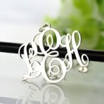 Embrace Your Story – Elegant Vine Initial Monogram Necklace – A Timeless Treasure for Loved Ones - Image 2