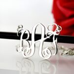 Carry Your Heart Close – Initial Monogram Necklace with Sterling Silver Heart – A Timeless Treasure for Loved Ones - Image 2