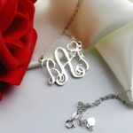 Carry Your Heart Close – Initial Monogram Necklace with Sterling Silver Heart – A Timeless Treasure for Loved Ones - Image 3
