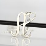 Carry Love Close – Monogram Heart Necklace in Sterling Silver – A Cherished Keepsake for Her - Image 2