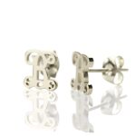 Personalized initial stud earrings for meaningful moments