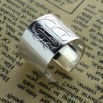 Embrace Your Story – Sterling Silver Monogram Cuff Ring – A Timeless Treasure for Her - Image 4