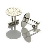 Personalized sterling silver cufflinks for timeless elegance