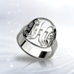 Embrace Your Story – Monogram Initial Ring in Sterling Silver – A Timeless Treasure for You or Someone Special - Image 3
