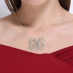 Embrace Your Identity – Sterling Silver Monogram Necklace – A Timeless Treasure for You or Loved Ones - Image 3