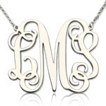 Personalized monogram necklace for unique identity