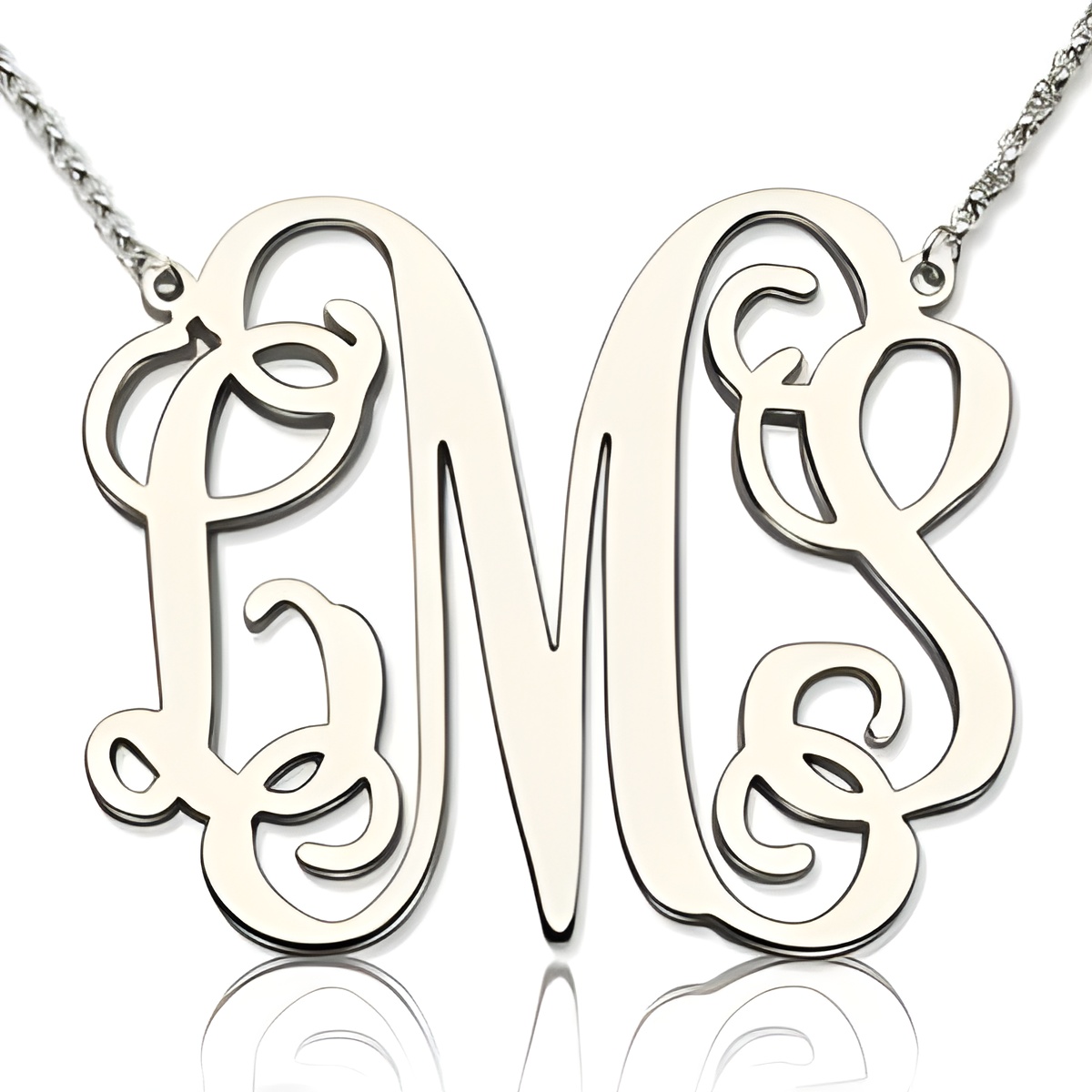 MO83_featured Personalized monogram necklace for unique identity